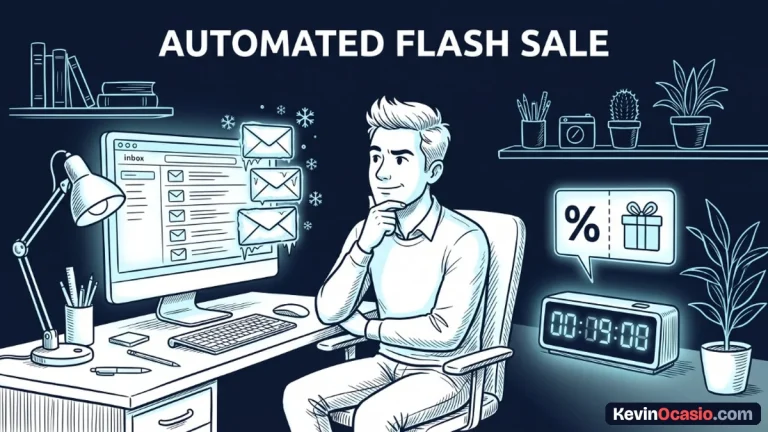 automated flash sale for subscribers