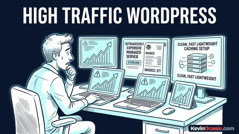 high traffic wordpress site fast