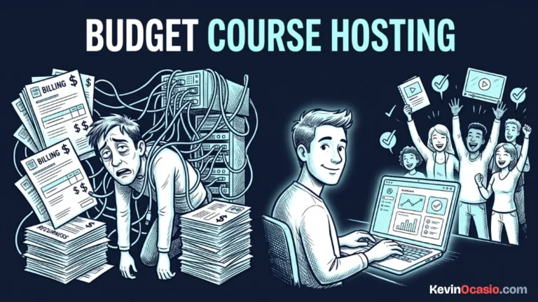 sell online course budget