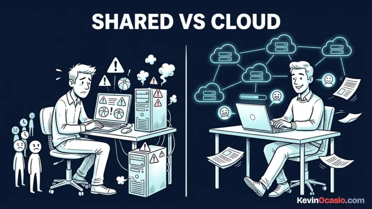 shared hosting vs cloud hosting