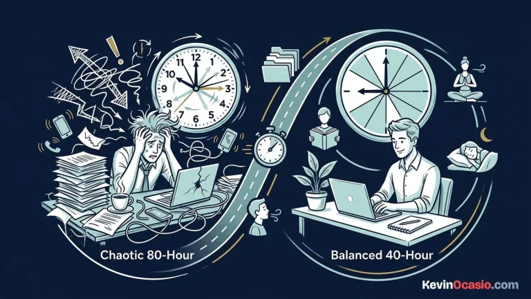 working 40 hours a week