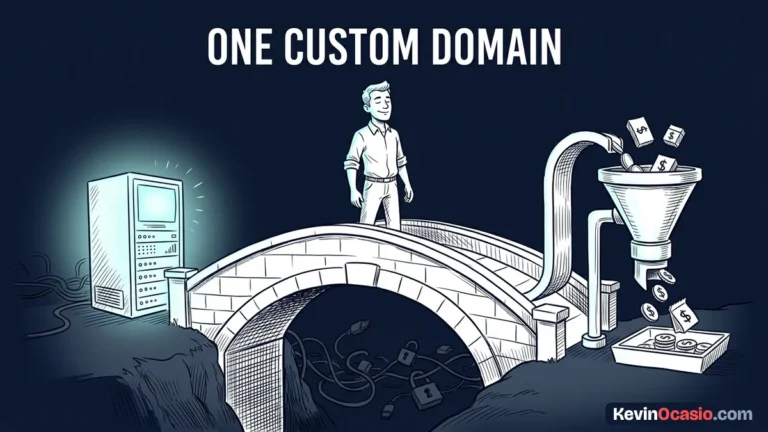 connect custom domain to funnels