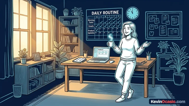 daily routine for online business