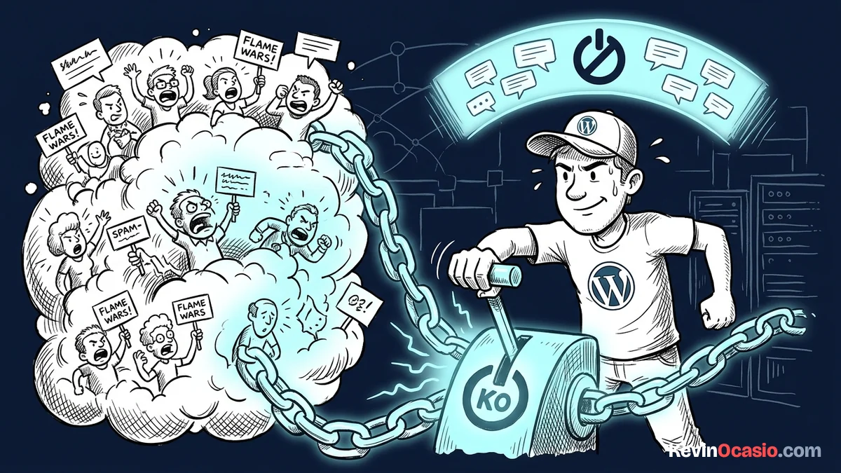 disable comments wordpress globally