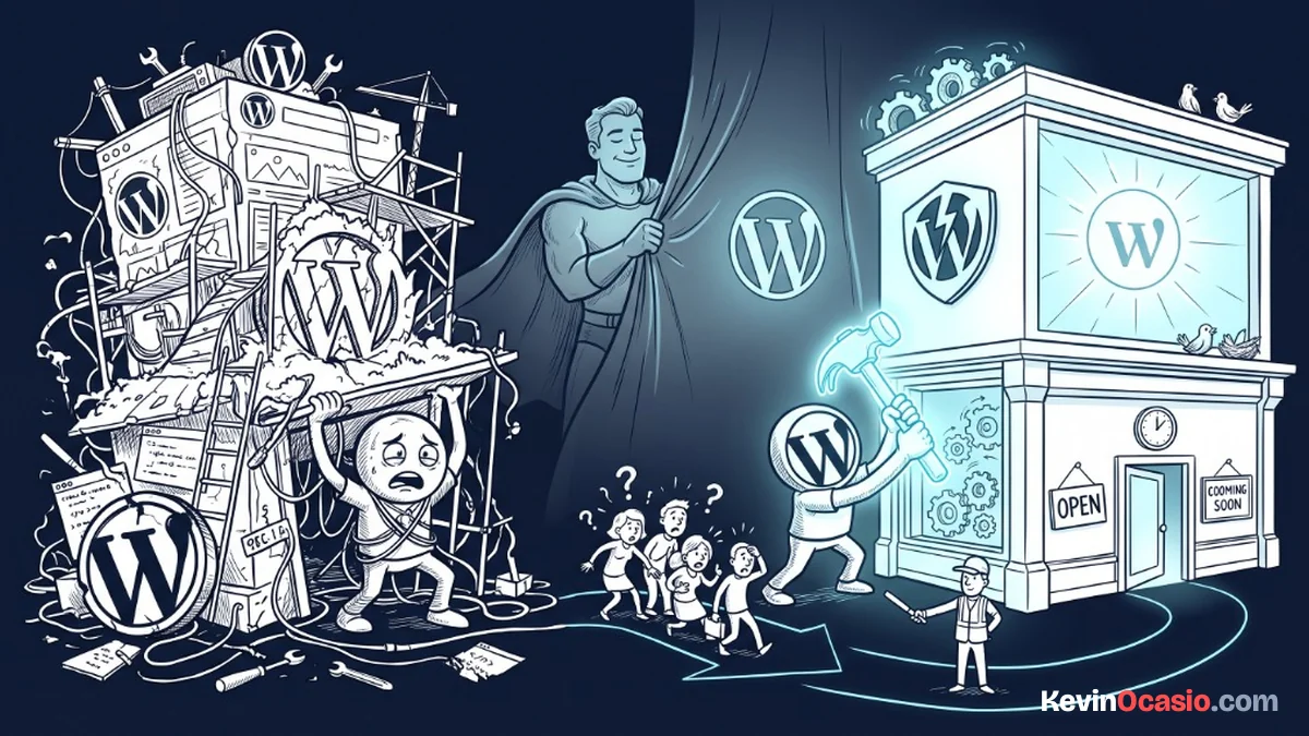 simple maintenance mode wordpress