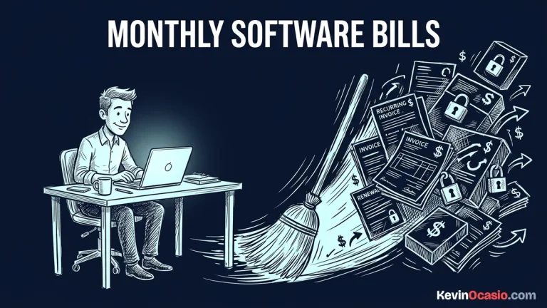 monthly software bills solopreneur