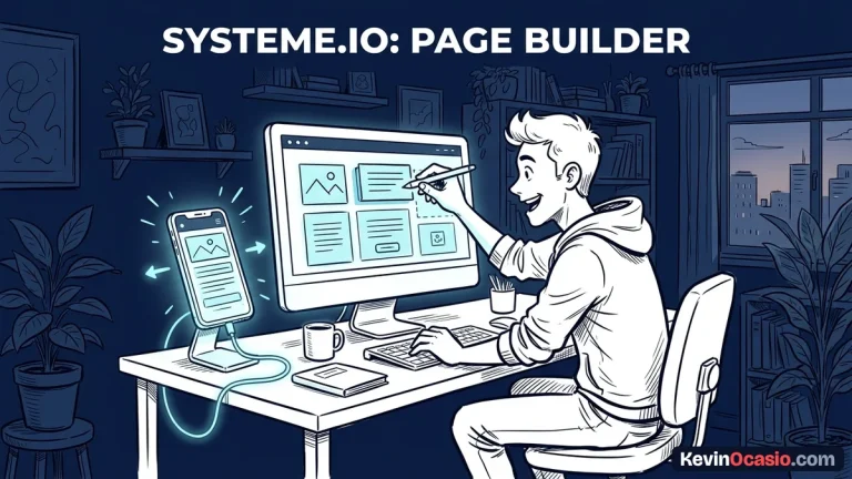 systeme io landing page builder